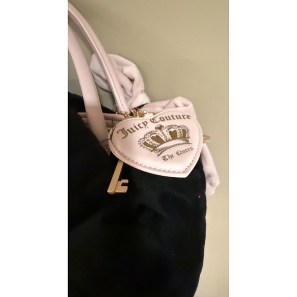 Vintage Royal Juicy Couture Juicy Tale Bowlers Fairy Black Purse Y2K